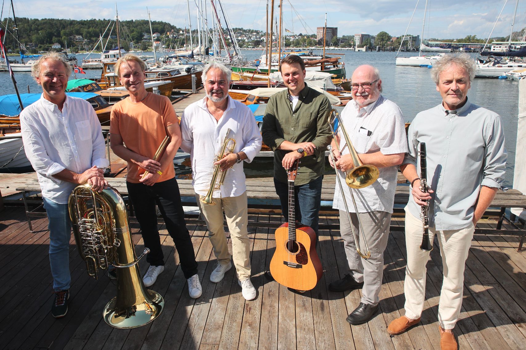 Artikkelbilde til artikkelen Lørdag 25. april. Røshnes Jazzband