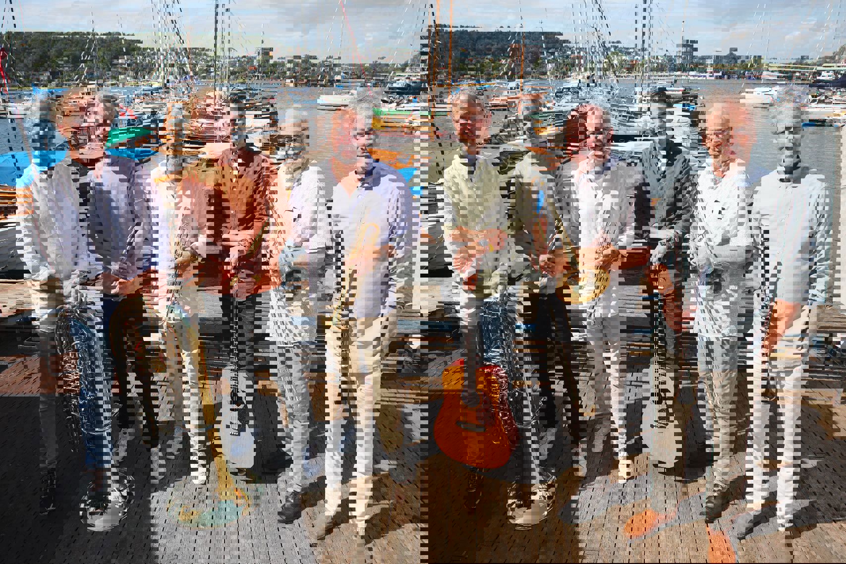 Lørdag 25. april. Røshnes Jazzband